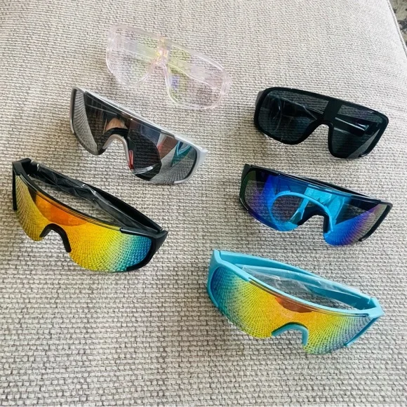 Pack 6 sports glasses cycling , running , outdoor or any sports - Picture 1 of 12
